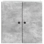 vidaXL Armoire Murale 59 x 31 x 60 cm Bois d'ingénierie Gris béton