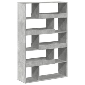 vidaXL Bibliothèque gris béton 100x33x156 5 cm bois d'ingénierie