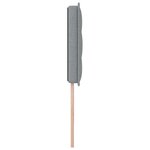 vidaXL Tête de lit LED avec des lumières à LED Gris clair 90 cm tissu