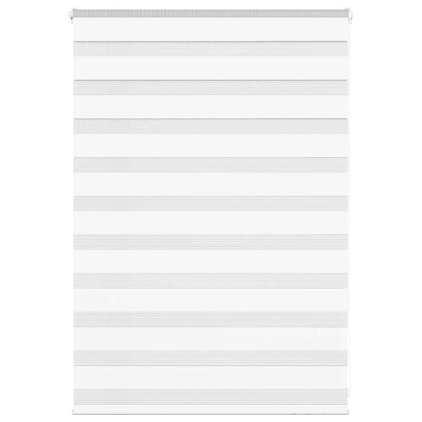 vidaXL Store zèbre blanc 110x100 cm largeur du tissu 105 9cm polyester