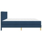 vidaXL Cadre de lit 200 x 200 cm Bleu