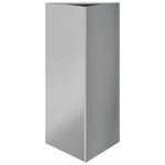 vidaXL Jardinières 2 Pièces triangulaire 40x40x75 cm acier galvanisé