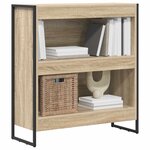 vidaXL Bibliothèque Sonoma 80 x 30 x 155 cm Bois d'ingénierie