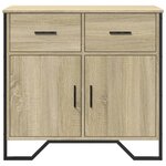 vidaXL Buffet chêne sonoma 79 5x35 5x74 5 cm bois d'ingénierie