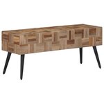 vidaXL Banc 110x35x45 cm teck massif récupéré