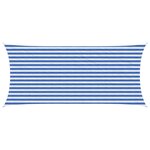 vidaXL Voile d'ombre 2 x 4 m HDPE Rectangulaire Bleu et Blanc