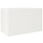 vidaXL Jardinière blanc 110x60x68 5 cm bois de pin massif