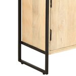 vidaXL Bibliothèque à 4 niveaux 80x30x180 cm Bois de manguier massif