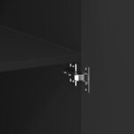 vidaXL Buffet haut noir 70x42 5x185 cm bois d'ingénierie