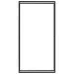 vidaXL Portant de bois de chauffage Noir mat 110x28x214 cm Acier