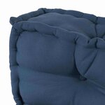 vidaXL Coussin de canapé 2 Pièces Indigo tissu