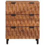 vidaXL Buffet Finition Acacia Brun 60 x 33 x 75 cm
