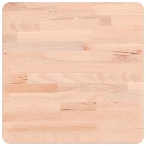 vidaXL Dessus de table 40x40x2 5 cm carré bois massif de hêtre