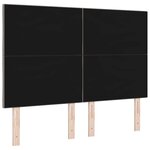 vidaXL Tête de Lit en Tissu Geometric Manuel Taupe 140 cm tissu