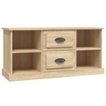 vidaXL Meuble TV chêne sonoma 99 5x35 5x48 cm bois d'ingénierie