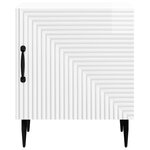 vidaXL Cabinet de chevet Blanc brillant 43 x 34 5 x 50 cm