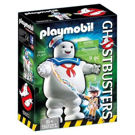 Playmobil 9221 - ghostbusters edition limitée - fantôme stay puft et stantz
