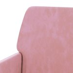 Banc banquette rose 108 x 79 x 79 cm velours 02_0010705