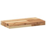 vidaXL Étagères flottantes 4 Pièces 40x20x4 cm acacia massif à l'huile