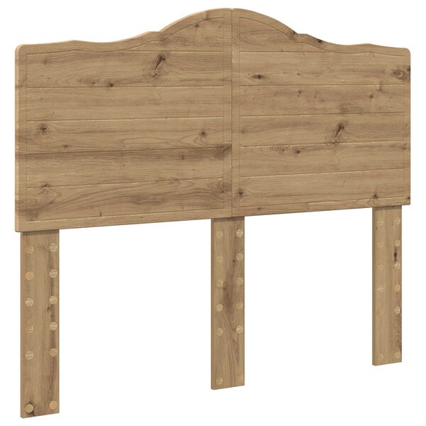 vidaXL Tête de lit Chêne artisanal 135 cm Bois d'ingénierie