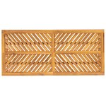 vidaXL Table à manger de jardin 200x90x74 cm bois d'acacia solide