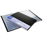 Protège-documents en polypropylène rigide avec porte étiquette 3 faces up line opaque 20 vues - a4 - x 20 - exacompta