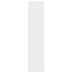 vidaXL Cabinet de Salle de Bain Mural Blanc 33 x 34 5 x 160 cm