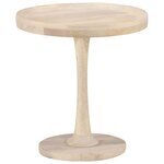 vidaXL Table d'appoint Ø50x55 cm Bois de manguier massif