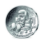 Monnaie de 10 Euro Argent Schtroumpf Grognon