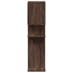 vidaXL Étagère séparatrice de pièce chêne marron 92x29x112 cm