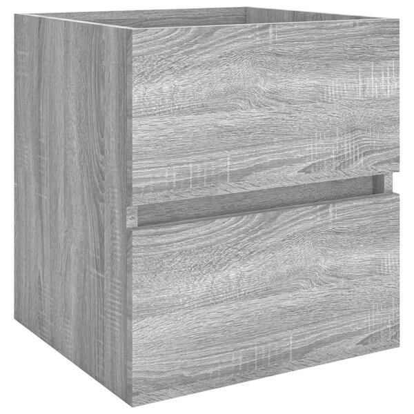 vidaXL Armoire d'évier Sonoma gris 41x38 5x45 cm Bois d'ingénierie