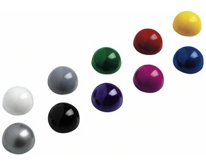 Boite de 10 Aimants hémisphér. 30mm puiss. 0,6kg Assorti MAUL