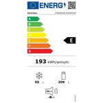 Electrolux ktb2de16s - réfrigérateur congélateur haut encastrable - 259l (209l+50l) - froid brassé - l55 x h164cm - blanc