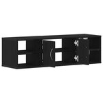 Étagère murale vidaXL Chêne noir 140x41x75 cm Bois d'ingénierie