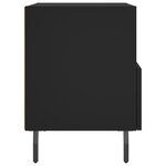 vidaXL Tables de chevet 2 Pièces noir 40x35x47 5 cm bois d’ingénierie