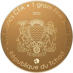 Pièce de monnaie en Argent 200 Francs g 1 Millésime 2023 Illusion Room ILLUSION ROOM V1