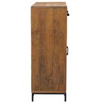 vidaXL Étagère à chaussures 75x40x110 cm Bois pin massif