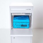 Boîte à colis Large Blanc 2 portes Acier galvanisé SMART PARCEL BOX®
