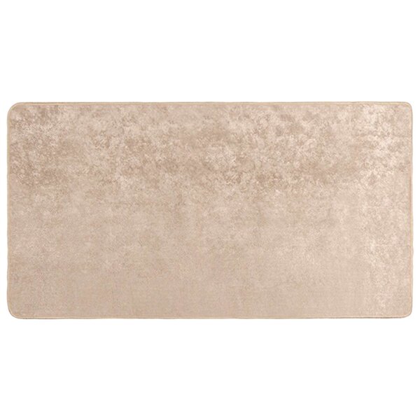 vidaXL Coureur de Tapis MARSA Beige 80 x 150 cm Polyester et PVC