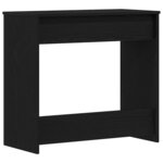 vidaXL Bureau Chêne noir 80 x 40 x 75 cm Bois d'ingénierie