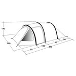 Outwell Tente tunnel Earth 4 4 personnes Bleu