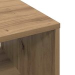 vidaXL Table basse chêne artisanal 60 x 50 x 40 cm Bois d'ingénierie