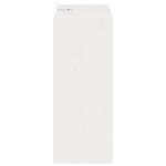 vidaXL Étagère à vin 2 Pièces Blanc 62 x 25 x 62 cm Pin massif