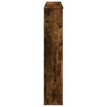 VidaXL Cadre de cheminée chêne fumé 100x20x100 cm bois d'ingénierie