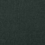 vidaXL Fauteuil de massage Vert foncé Tissu