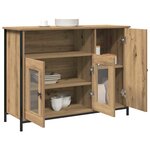 vidaXL Buffet Chêne artisanal 100 x 35 x 75 cm