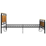 vidaXL Cadre de lit sans matelas métal 160x200 cm