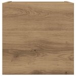 vidaXL Ensemble de meuble TV mural 4 Pièces chêne artisanal