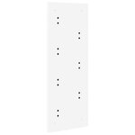 vidaXL Porte-manteau mural Blanc 30 x 1.5 x 80 cm Bois d'ingénierie