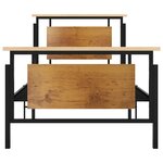 vidaXL Cadre de lit sans matelas métal 100x200 cm